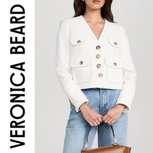 🤍 Veronica Beard Isola Jacket in Off-White